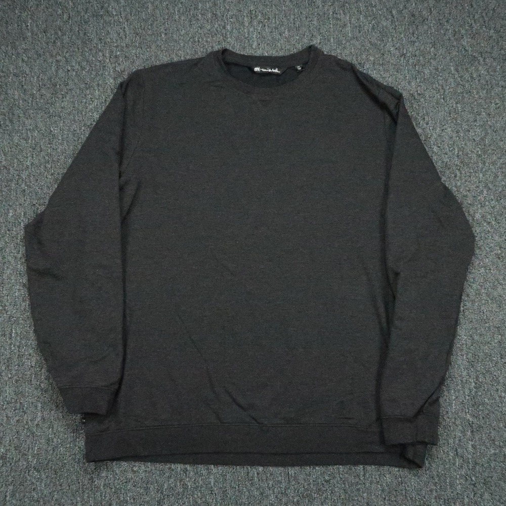 Travis‎ Mathew Sweater Mens XXL Gray Fink 2.0 Pullover Crewneck Jumper